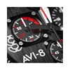 Montre homme meca-quartz chronographe japonais AVI-8 - Bracelet acier inoxydable - Date - vue V5
