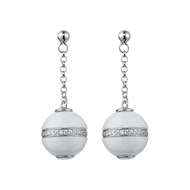 Boucles d'oreilles pendantes en Argent