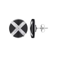 Boucles d'oreilles clous en Argent