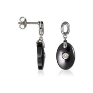 Boucles d'oreilles pendantes en Argent