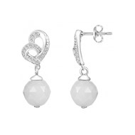 Boucles d'oreilles pendantes en Argent