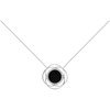 Collier Alexis en Argent avec oxyde de zirconium blanc - vue V1