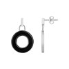 Boucles d'oreilles pendantes Kennedy en Acier - vue V1