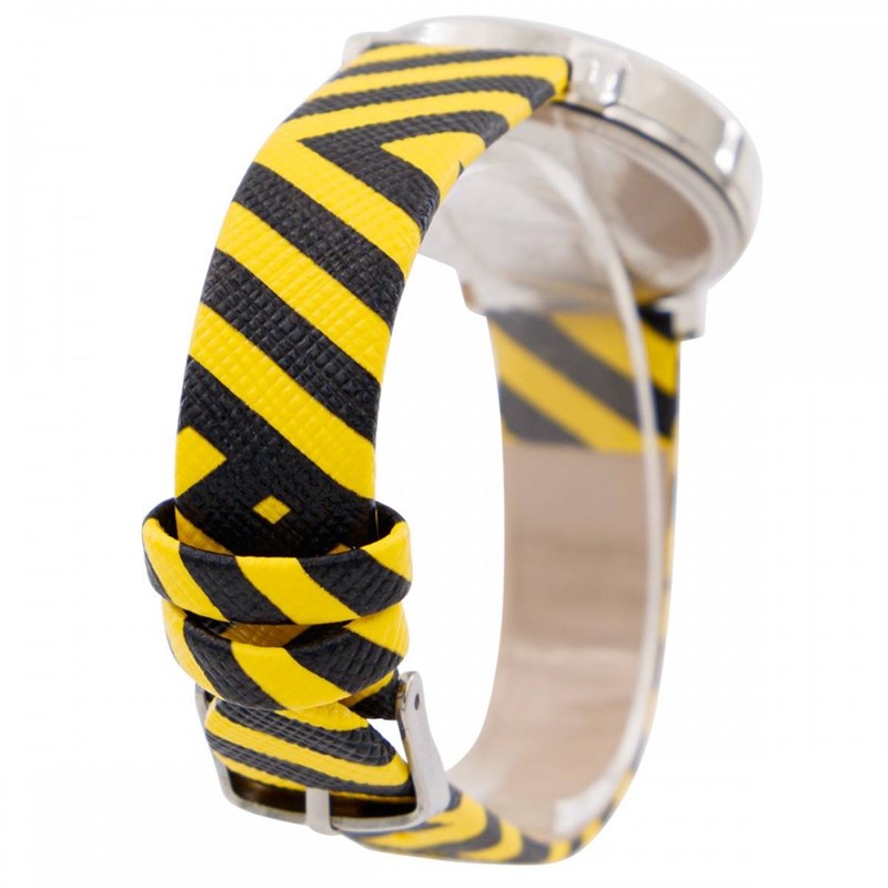 Montre Femme GIORGIO bracelet Cuir Jaune - vue 3