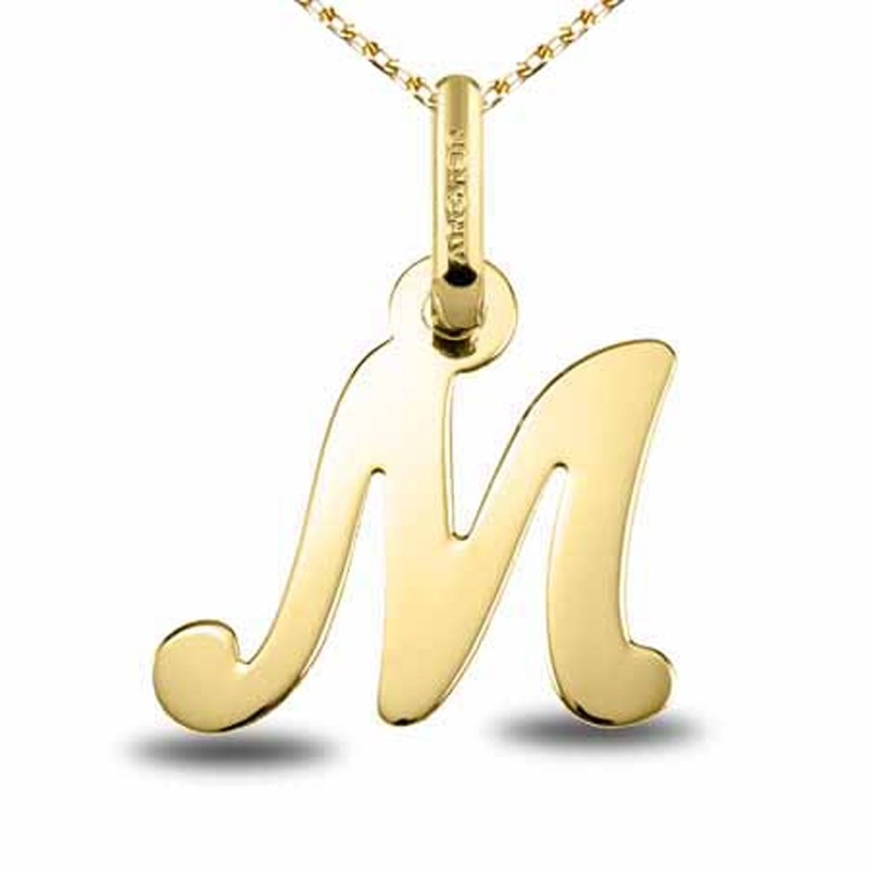 collier lettre initiale histoire d'or