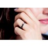 Bague Melody en Argent avec oxyde de zirconium blanc - vue V2
