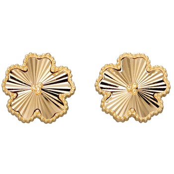 Boucle d'oreille sur or jaune 375/1000