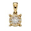 Collier diamant en or 375/1000 - vue V1