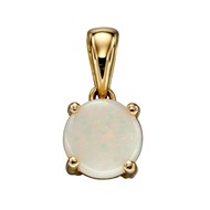 Collier octobre opal en or 375/1000