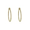 Boucles d'Oreilles Plaqué Or Créoles Pour Oreilles Non Percées 1,5cm - vue V2