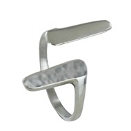 Bague Argent 925 Asymétrique