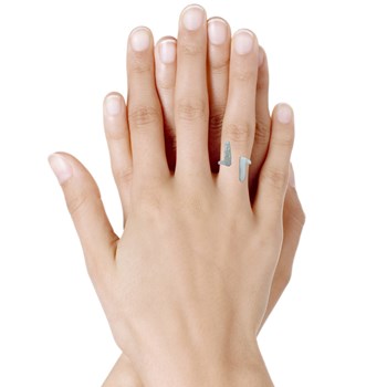 Bague Argent 925 Asymétrique