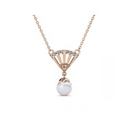 Collier Ingride Pearl - Or Rosé et Cristal