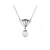 Collier Ingride Pearl - Argenté et Cristal - vue V3