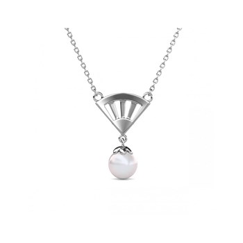 Collier Ingride Pearl - Argenté et Cristal