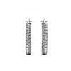 Boucles d'oreilles Adlai - Argenté et Cristal - vue V4