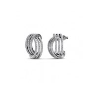 Boucles d'oreilles Cherish - Argenté et Cristal