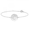 Bracelet lettre C en acier inoxydable SC Crystal - vue V1