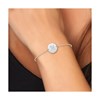 Bracelet lettre M en acier inoxydable SC Crystal - vue V2