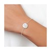 Bracelet lettre E en acier inoxydable SC Crystal - vue V2