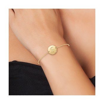 Roestvrij stalen letter S armband van SC Bohème