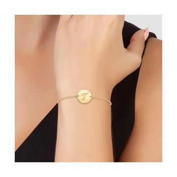 Roestvrij stalen letter T armband van SC Bohème