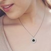 Collier SC Crystal orné d'une obsidienne - vue V2