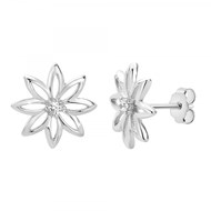 Boucles d'oreilles fleur SC Crystal
