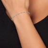 Bracelet perles bleues par SC Bohème - vue V2