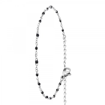 Bracelet perles noires SC Crystal
