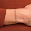 Bracelet perles noires SC Crystal - vue V3