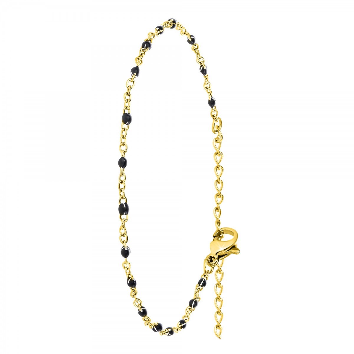 Bracelet perles noires par SC Bohème