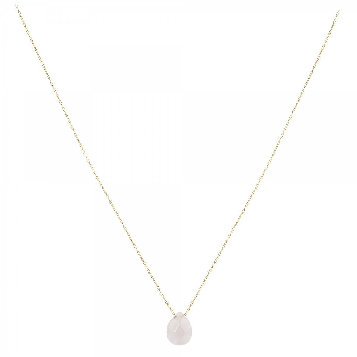 Collier SC Bohème orné d'un quartz rose - vue 3