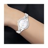 Montre Lola argentée SC Crystal ornée d'un véritable diamant et de 18 Cristaux scintillants - vue V2