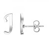 Boucles d'oreilles lettre J par SC Bohème - vue V1