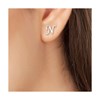 Boucles d'oreilles lettre N par SC Bohème - vue V2
