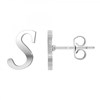 Boucles d'oreilles lettre S par SC Bohème - vue V1