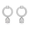 Boucles d'oreilles Swarovski Attract Circle - vue V1