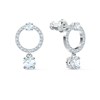 Boucles d'oreilles Swarovski Attract Circle - vue V2