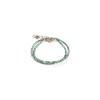 Bracelet Coeur de Lion verre taillé vert - vue V1
