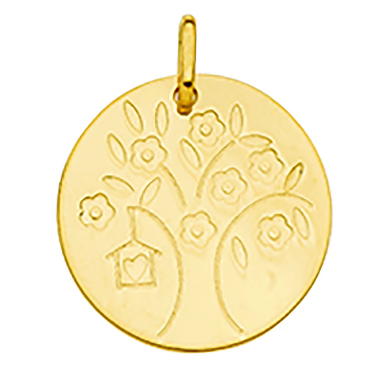 Pendentif Brillaxis arbre de vie coeur
or jaune 18 carats