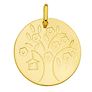 Pendentif Brillaxis arbre de vie coeur
or jaune 18 carats