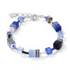 Bracelet Coeur de Lion Géocube bleu cobalt - vue V1