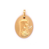 Médaille Brillaxis or vierge diamantée 1 étoile