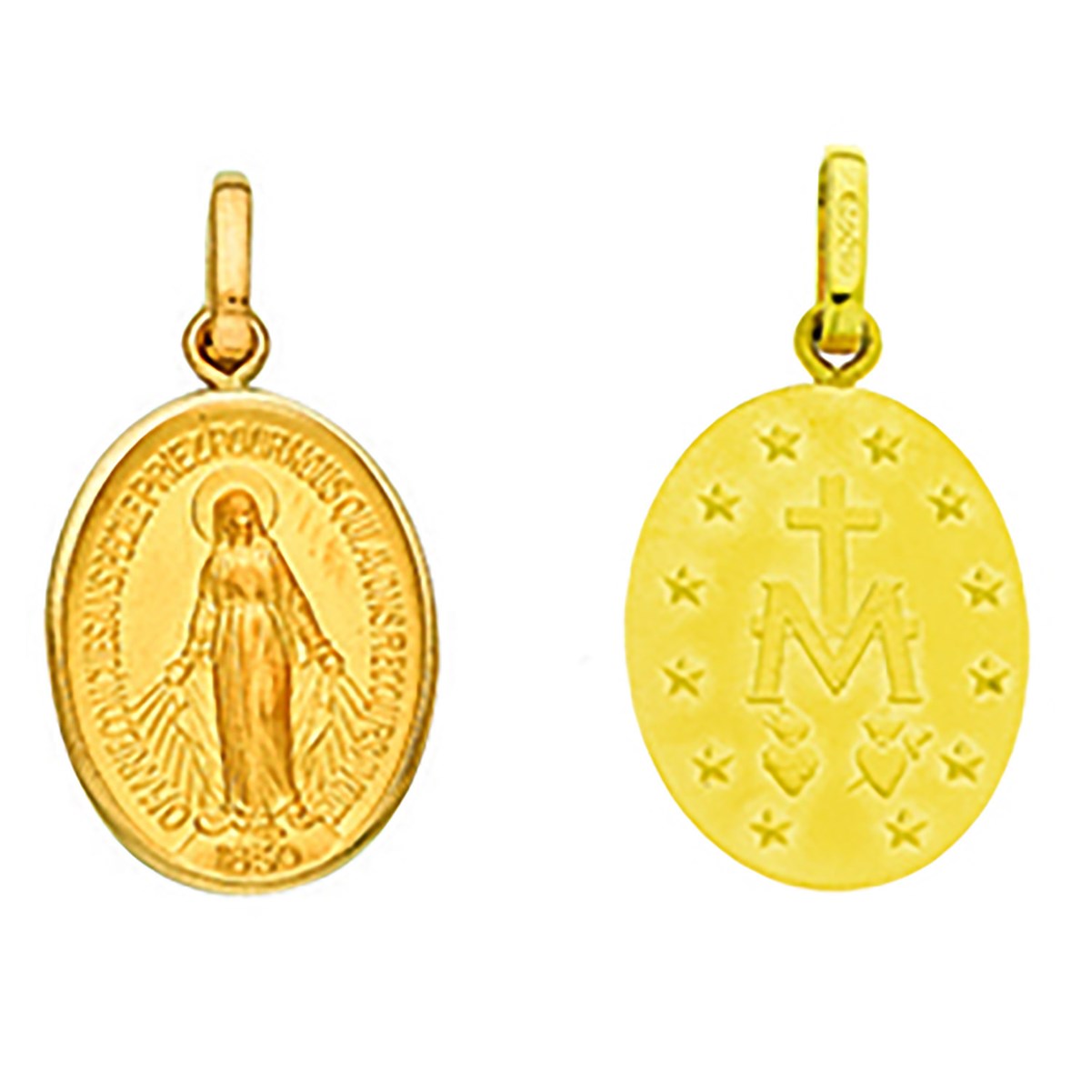 Médaille Brillaxis Vierge miraculeuse 12 x 16