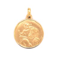 Médaille Brillaxis Saint-Christophe or jaune