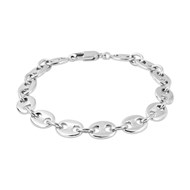Bracelet Brillaxis maille grain de café 21cm