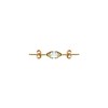 Boucles d'oreilles Brillaxis puces 5 mm plaqué or - vue V3