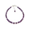 Bracelet Améthyste Argent 925 - vue V1