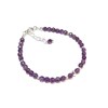 Bracelet Améthyste Argent 925 - vue V2